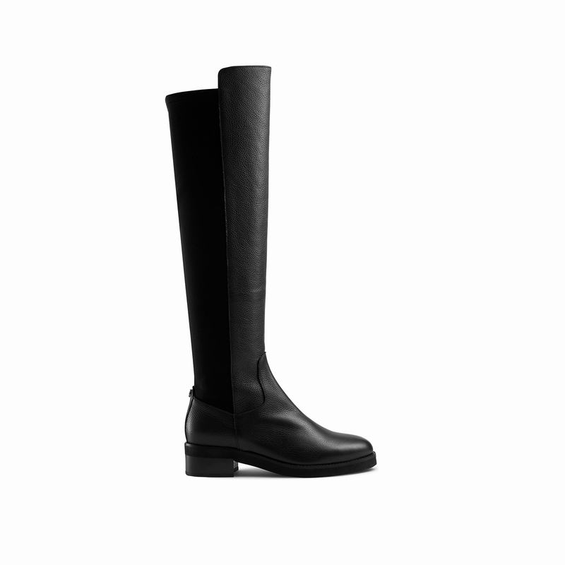 Russell & Bromley Meridian Back Stretch Knee Boots Women's Black [VIP1811FE]